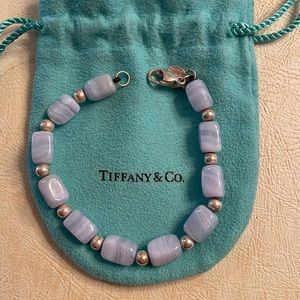 Discontinued Tiffany & Co Blue Chalcedony Bracelet